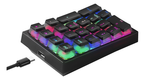 Teclado Pudding Keyboard Rgb Switches Keycaps Effect