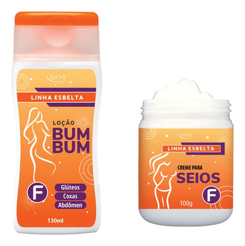 Kit Cremes Para Firmar Endurecer Erguer Seios E Bumbum Lucys