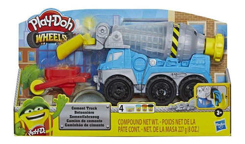 Playdoh Set De Juego Camión De Cemento Wheels Hasbro /g