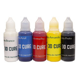 Kit 5 Cores De Pigmento Para Resina 3d - 3d Cure