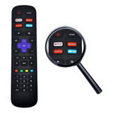 Controle Remoto Compativel Com Roku Tv Philco Smart Netflix