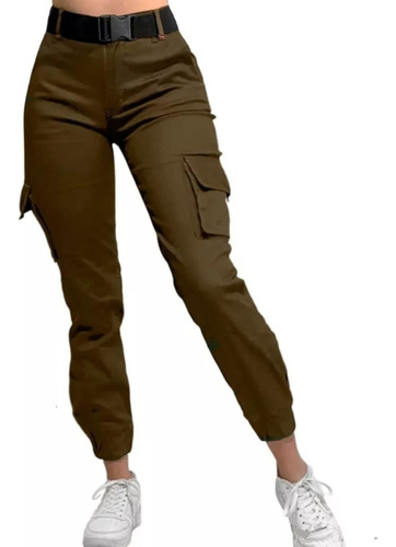 Pantalón Cargo De Mujer 