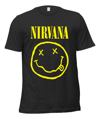 Playera Toxic Rock Nirvana Logo Kurt Cobain Rock N01 A2