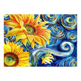 Girasol 5d Pintura De Diamantes Para Decoración Kit 40x50 Cm