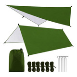 Hamaca Multifuncional Impermeable Para Camping De 9,8 X 9,8