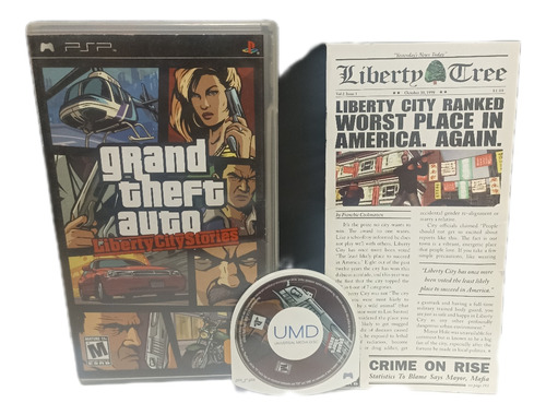 Grand Theft Auto Liberty City Stories Psp Con Manual 1ra Ed