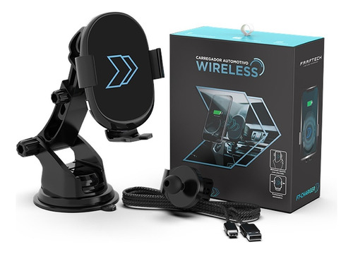 Suporte Carregador De Celular Indução Automático Wi Fi S Fio