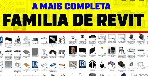 Pacote De 130 Mil Famílias Revit