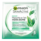Mascarilla En Tela Garnier Skin Active Green Tea Hidra Bomb