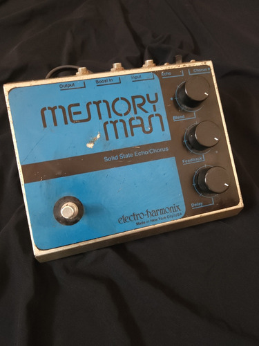 Pedal Memory Man Ehx Ss Echo/chorus Usa 70s Unico! Rebajado!