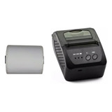 Mini Impressora Bluetooth + 1 Rolo Etiqueta Adesiva 40x25