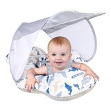 Flotador De Piscina Para Bebé Con Toldo De Protección Solar