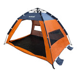 Carpa Playera Autoarmable Broksol 2 Entradas Iglu Naranja