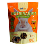 Ração Nutrirabbit 500g Para Coelhos E Roedores Nutricon