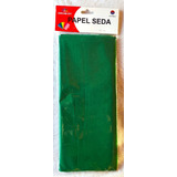 Pack 10 Pliegos Papel Seda Verde Oscuro Nacarado 50.8x66cm