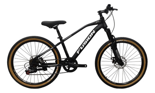 Bicicleta Mtb Fusion Kosmos Rin 24  7 Vel Freno Disco 