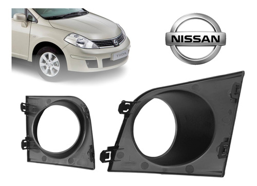 Cubiertas O Tapas Para Faros Antiniebla De Nissan Tiida 2 Pc Foto 4