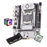 Kit Gamer Placa Mãe Q-d4 X99 White Xeon E5 2630 V3 128gb 