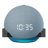 Base Pared Alexa Echo Dot 4 Y 5 Soporte Bocina Con Reloj