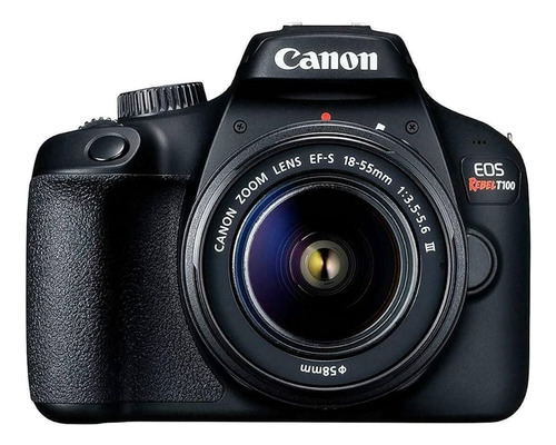  Canon Eos Rebel Kit T100 + Lente 18-55mm Iii Dslr Cor  Pret
