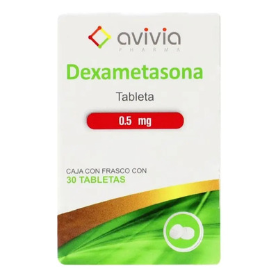 Dexametasona 0.5 Mg Caja Con 30 Tabletas Avivia Pharma | MercadoLibre