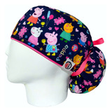 Gorro Quirúrgico Mujer + Lanyard Peppa Pig