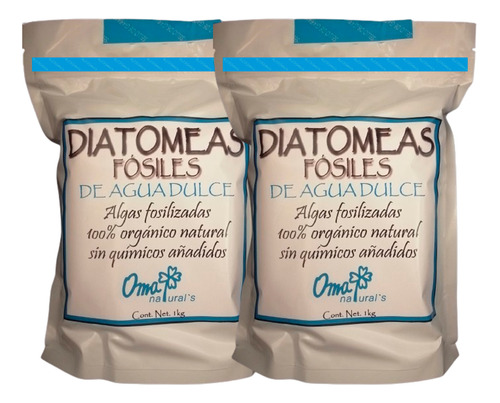 Tierra De Diatomeas Micronizada Grado Alimenticio 2kg