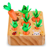 Carrot Harvest Game Juguete De Madera Niños Y Niñas D...