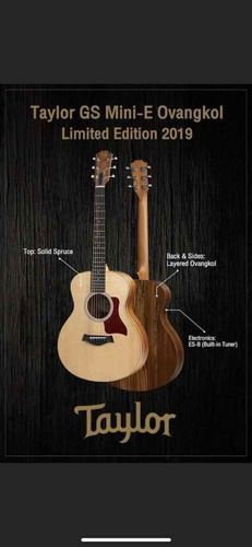 Guitarra Taylor Gs Mini E  Ltd Ovangkol
