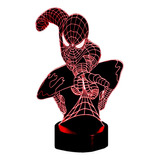 Lampara Ilusión 3d Marvel Spiderman 
