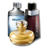 Kit 3 Perfumes Masculinos E Feminino - Kaiak + Lily + Malbec - 100ml