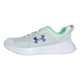 Tenis Under Armour Ggs Essential Gris Original Y Nuevo