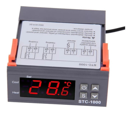 Termostato Digital Stc1000 Stc-1000 Incubadora -50~99 C 110v