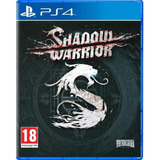 Shadow Warrior Standard Edition Ps4 Fisico Original 