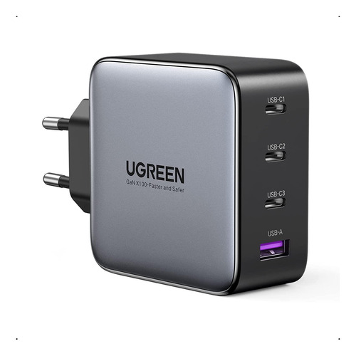 Carregador Gan X Pd 100w 4 Em 1 Portátil