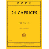 Libro: Int2066 - Rode - 24 Caprices For Violin