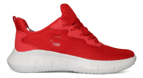 Tenis Mujer Deportivos Rojos Correr Charly 1059040 Gnv®