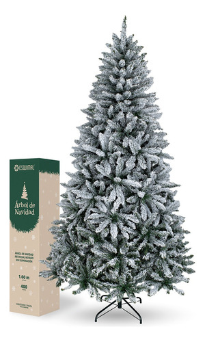 Árbol Navidad Nevado Pino Navideño 1.6m - Esquimal Color Verde