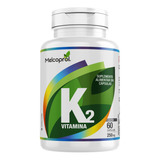 Vitamina K2 Mk7 Menaquinona Melcoprol - 60 Cápsulas