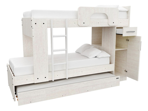 Cama Cucheta Superp. Triple Mosconi Dormitorio Infan Venezia