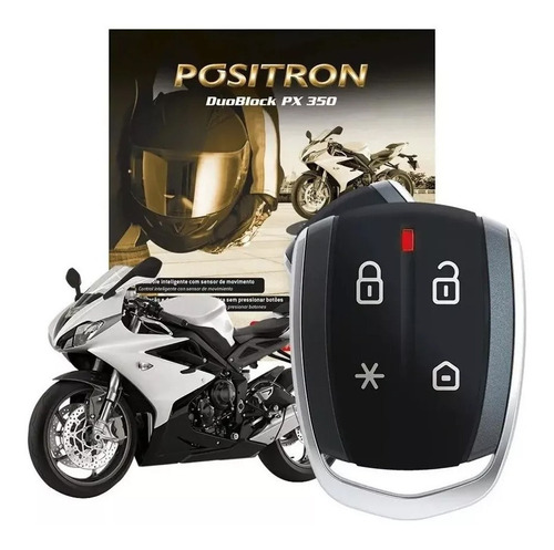 Alarme Moto Universal Positron Duoblock Px G8 350 Presença