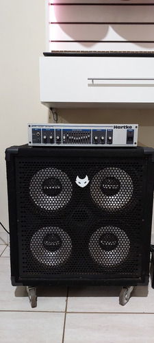 Set Para Contrabaixo Hartke Ha2500 + Caixa Est System 4x10'