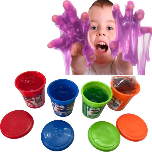 Kit Slime Magico Gel Moldeable Plastilina Elastica Kinetica