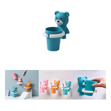 Soporte Porta Escova Dente Bichinhos Infantil