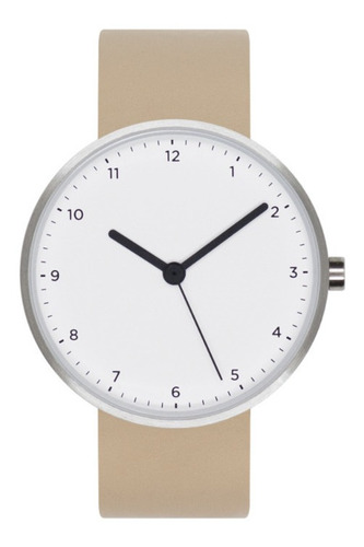 Reloj Pulsera A2 Plata & Beige Luumu  / Diseño Argentino