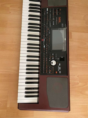 Teclado Korg Professional Arranger Rx Pa1000 61 Teclas Color Rojo