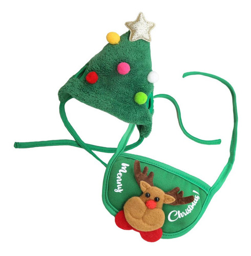 Mini Sombrero De Árbol De Navidad Para Perro/gato