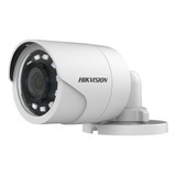 Cámara De Seguridad Hikvision Ds-2ce16d0t-irpf Turbo Hd Con Resolución De 2mp Visión Nocturna Incluida Blanca 