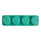 Forma Molde De Silicone Para Sabonetes Redondo 4 Cavidades