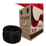 Bobina De Cable Utp De 100mts Cat 6 Doble Forro Exterior